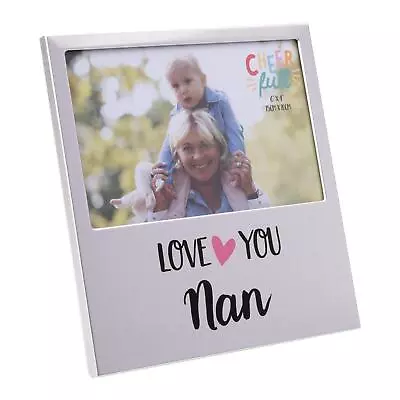 Aluminium 6' X 4' Photo Frame With Wording - Love You Nan • £7.39