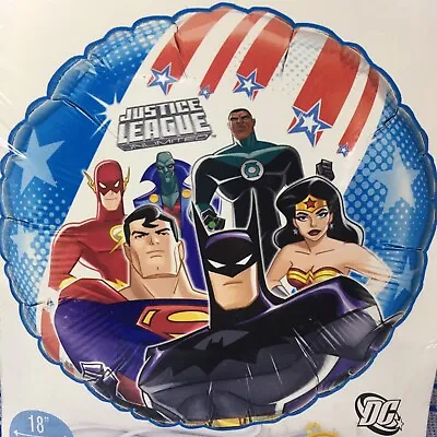$11.97 • Buy Vtg Justice League Balloon Foil Kids Party Birthday Helium USA