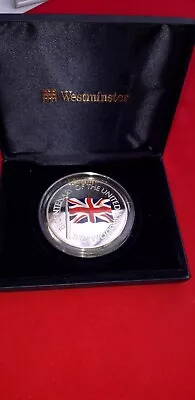 5oz Silver The Britannia Medal Commemorating The Act Of Union 2001 • £160