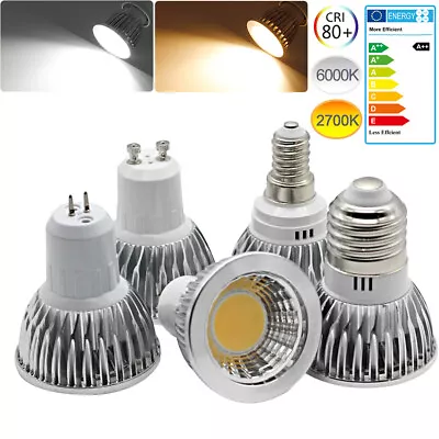 AC85-265V 9/12/15W COB GU10 E14 E27 W// LED Light Bulb LED Spotlight Downlight • $16.99
