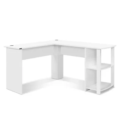 Artiss Office Computer Desk Corner Student Study Table Workstation L-Shape 136cm • $127.39