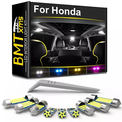 LED Interior Light Bulb Pack For Honda Civic Accord CRV Fit Pilot Passport +Tool • $10.88