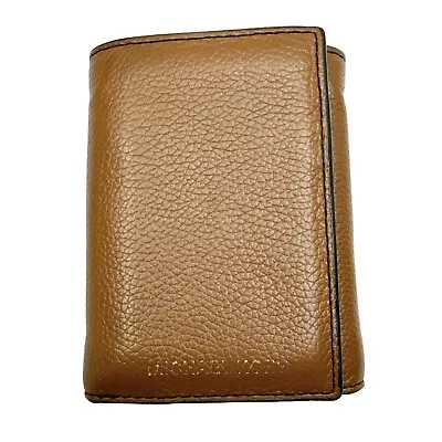 Michael Kors Brown Pebbled Leather Tri-Fold Wallet • $19.99