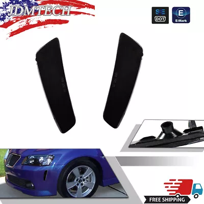 Euro Smoke Front Bumper Side Marker Lights For 2008-2009 Pontiac G8 US Spec NEW • $17.99