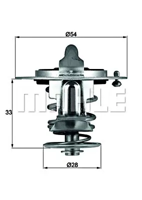 MAHLE Engine Thermostat For AUSTIN FORD USA MAZDA MITSUBISHI NISSAN 75-13 73953 • $22.52