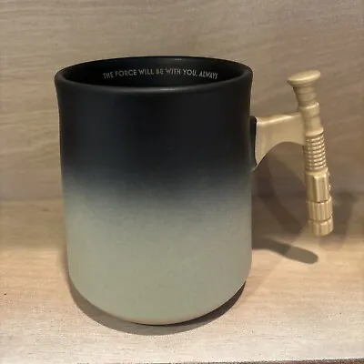 Star Wars: Obi-Wan Kenobi Stoneware Mug Lightsaber May The Force Be With You • $128.47