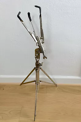 GRETSCH Walberg & Auge Buck Rogers SNARE DRUM STAND Tripod 50s 60s Vtg Nickel US • $90