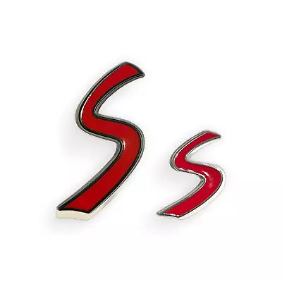 S Letter Emblem Badge Sticker For Cooper S ONE JCW Front & Rear Lid Grille • $7.99