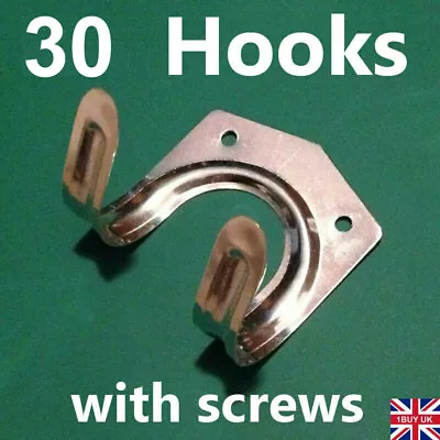 30 X Tool Hanger Hooks Set Tools Hang Garage Shed Hanging Bracket Garden Storage • £9.99