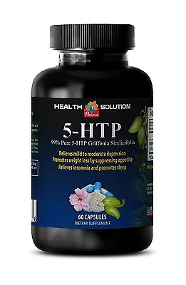 L-tyrosine - 99% PURE 5-HTP - 5htp Powder - Sleeping Aid - 1 Bottle(60 Capsules) • $20.16