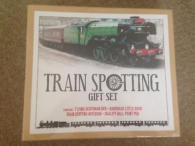 £3.95 • Buy Flying Scotsman Train Spotting Gift Set Dvd Hardback Notebook & Pen Bnib 