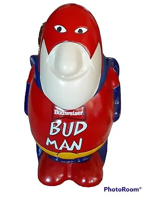 Vt 1989 Bud Man Ceramic Budweiser Beer Stein Collectors Mug Ceramarte Brazil 8  • $35