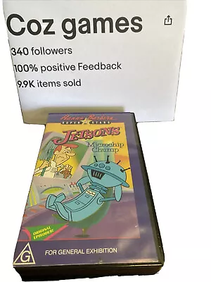 The Jetsons Microchip Chump VHS PAL Video Tape Hanna Barbera 90s Cartoon Family • $15