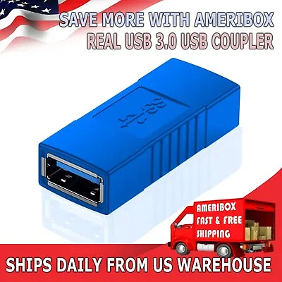$1.99 • Buy New USB 3.0 Type A Female To Female Adapter Coupler Gender Changer Connector US