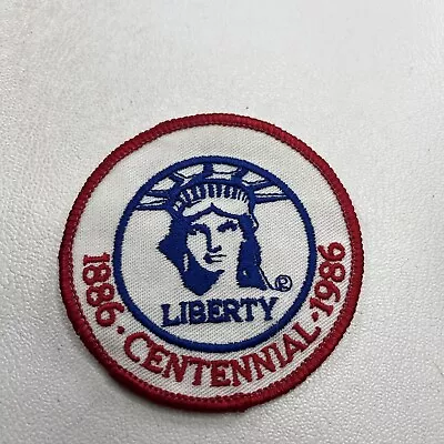 Vintage 1986 STATUE OF LIBERTY BICENTENNIAL New York Patch T082 • $5.95