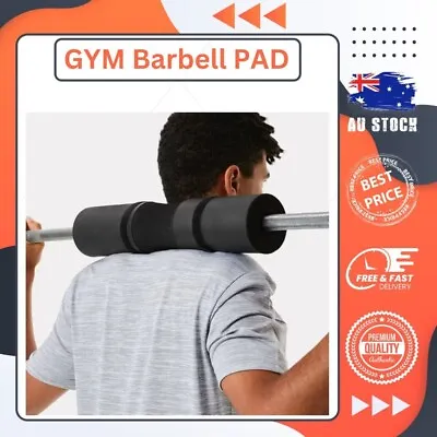 Barbell Pad Olympic Fitness Gym Squat Shoulder Support Weights Bar Weightlifting • $12.89