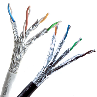 £49.22 • Buy External SHIELDED CAT6A Outdoor Burial Use COPPER Ethernet Cable FTP Reel Lot