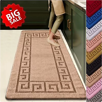 Non Slip Door Mats Long Hallway Runner Rug Washable Rugs Kitchen Floor Mat • £5.49