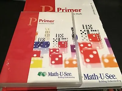 Math U See Primer HC Instruction Manual & DVD  Homeschool Kindergarten @84 • $28