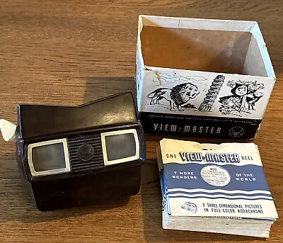 Vintage Sawyer's View Master With 21 Reels Including Queen E’s Coronation & More • $29.95