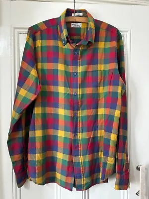 Gant Rugger Fluffy OCBD - Size M L/S - Beautiful Shirt - Ivy Mod Modernist • £10