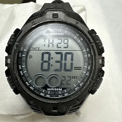 Men's Marathon Resin Watch Indiglo Alarm Stopwatch - Working • $20