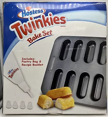 Hostess Twinkies Bake Set With Nonstick Baking Pan Pastry Bag Recipe Booklet New • $18