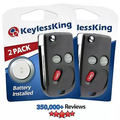 2x Keyless Entry Remote Car Flip Key Fob For Cadillac Chevrolet GMC 15732803 • $18.95