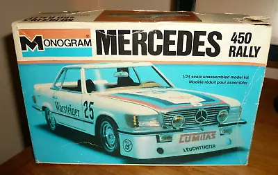 Monogram Mercedes 450 Rally 1/24 1978 Issue Slot Car Adaptable • $24.98