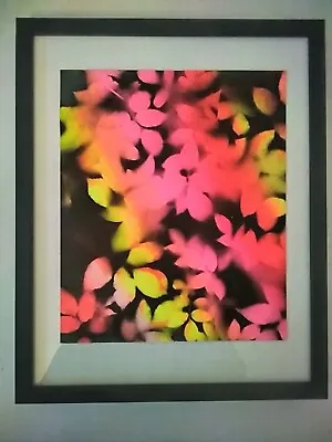 Signed Original Painted Art Painted Spray Paint Leaves Abstract  Manner Matisse • £50