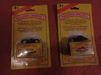 1993 Matchbox Originals #32 & 19 Jaguar XK140 MG MIDGET Canadian Cards! • $6.99