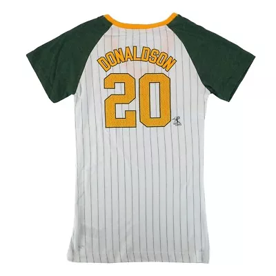 MLB V-Neck Raglan Glitter Team Player Jersey T-Shirt Youth Girls Size (4-17) • $6.99