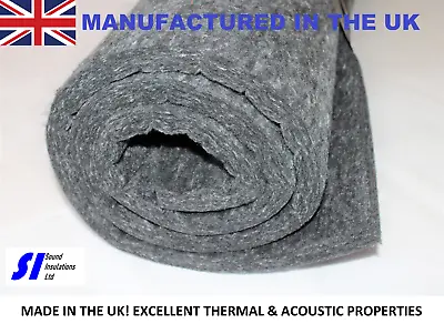 1m X 1m SIFelt™ 20mm 400gsm Car Campervan Sound Heat Insulation Material UK MADE • £9.99