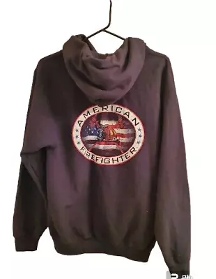 American Firefighter Black Hoodie Size Medium • $16.50