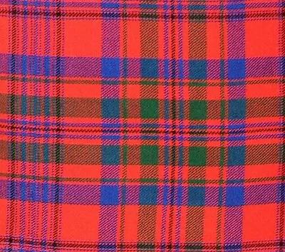 13-16 Oz Acrylic Fabric - Scottish Tartan Plaid Fabric - Running Pieces By Yards • £11.34