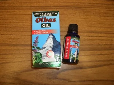 Olbas Oil Aromatherapy And Massage Oil 1.01 Fl Oz All Natural-Rapid Action • $17