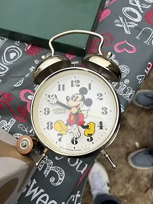 Disney Mickey Mouse Lorus Alarm Clock • $22