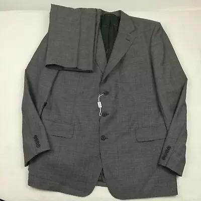 NWT Vintage Ermenegildo Zegna Suit 42L Superfine Australian Wool Birdseye 34x35 • $184.99