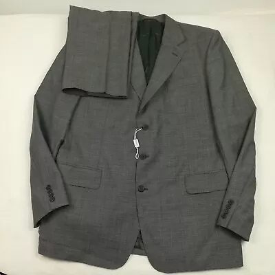 NWT Vintage Ermenegildo Zegna Suit 44L Superfine Australian Wool Birdseye 34x35 • $184.99