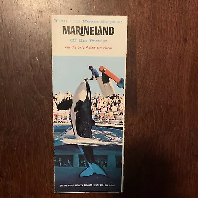 1963 Brochure Marineland Of The Pacific Redondo Beach San Pedro • $9.95