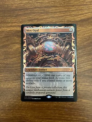 Mox Opal FOIL Masterpiece Kaladesh Inventions MTG Lottery Card • $649.99