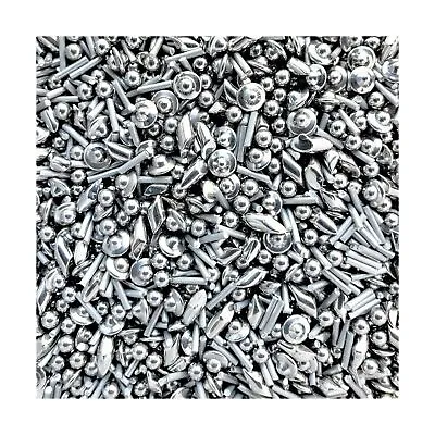 5 LB 1/8  Stainless Steel Tumbling Media Shot Jewelers Mix 4 Shapes Tumbler F... • $65.99