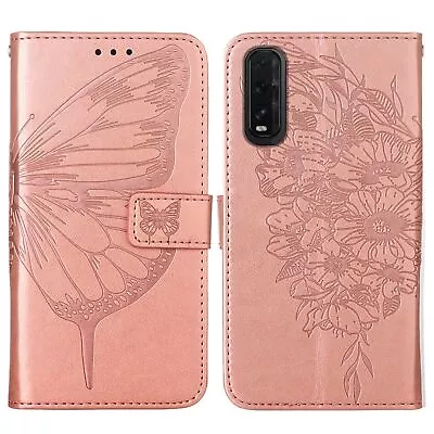 $15.48 • Buy Flip Leather Butterfly Card Wallet Case For Oppo A17 A76 A96 A52 A54 A74 A57 5G