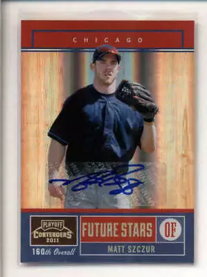 Matt Szczur 2011 Contenders Future Stars Rookie Autograph Auto #126/199 Ak7976 • $6.99