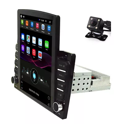 Touch Screen Car Stereo Radio 1DIN MP5 Player GPS Wifi Mirror Link Backup Camera • $230.26