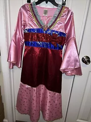 The Disney Store Mulan Costume Dress Size 9/10 Girls Dress • $20