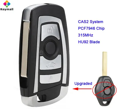 $17.51 • Buy KR55WK47993 Upgraded Remote Key Fob For BMW CAS2 3 5 6 7 Series X3 X5 Z3 315MHz