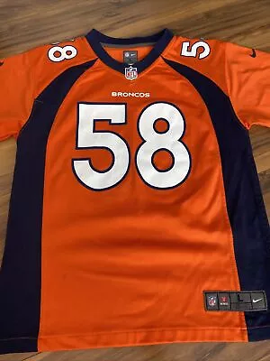 Denver Broncos Von Miller Jersey # 58 YOUTH Large 14/16 NFL Football • $25
