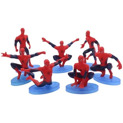 Cake Scene Birthday Decorations Spiderman Toppers STAND UP Figure Decoration • £3.85