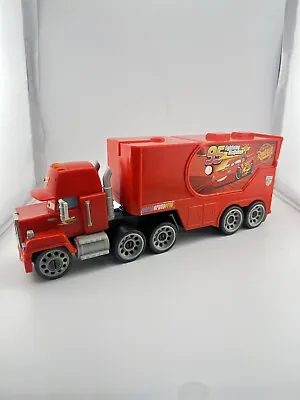 Disney Pixar Cars Lightning Mcqueen Mack Truck Fisher Price 2011 Truck Only • $15
